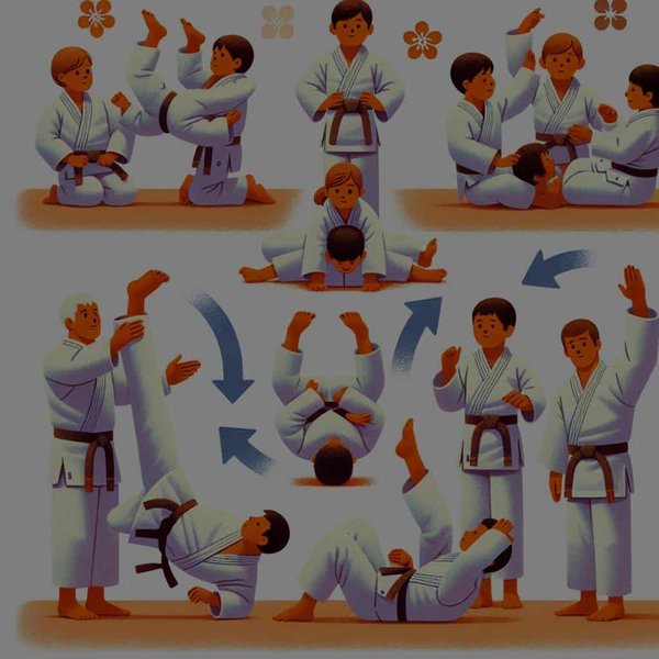 Quels sont les avantages de l'apprentissage des techniques de chute en Judo pour les enfants?