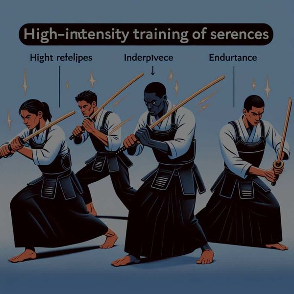 Quel est l'impact de l'entraînement de haute intensité sur les réflexes et l'endurance des pratiquants de Kendo?